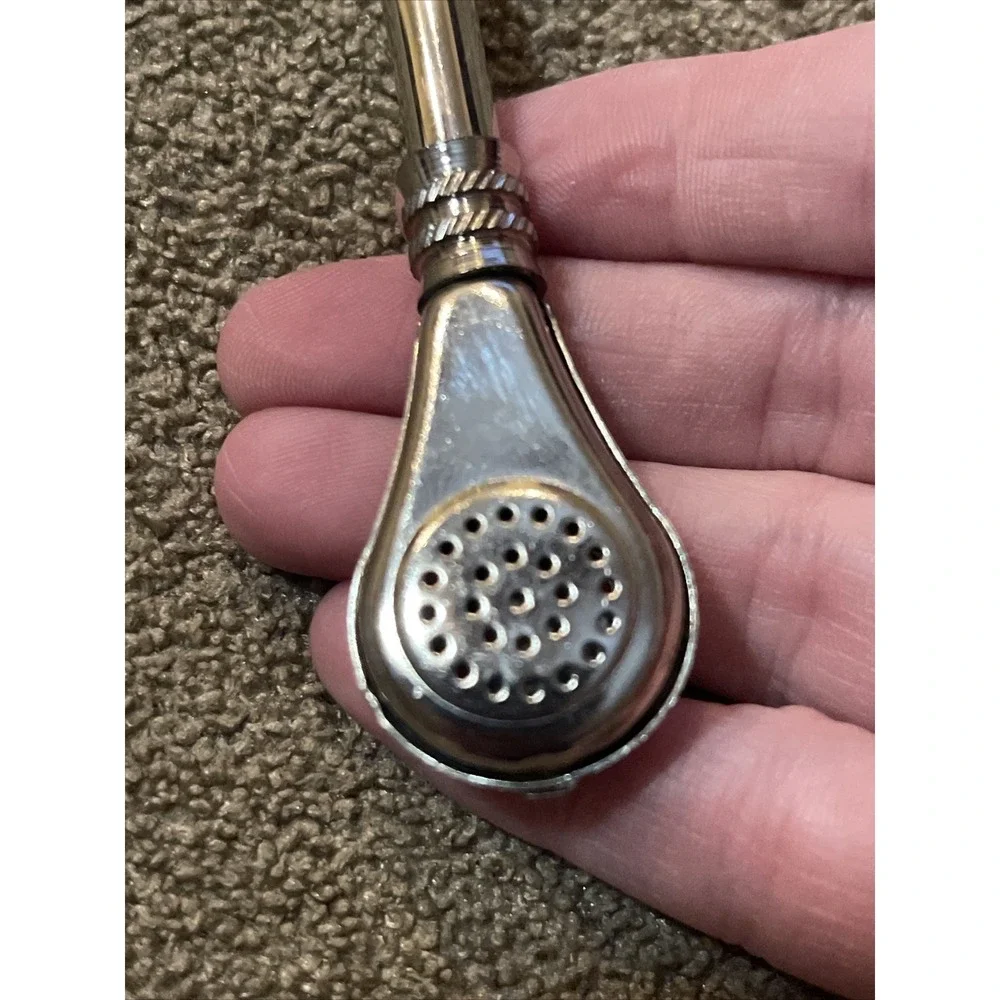 Vintage Yerba Mate Ornate Tea Sip Straw Stirrer Bombilla (TD)